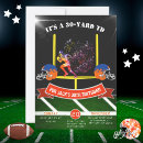 Suche nach fußballspieler einladungen Touchdown