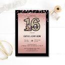 Recherche de 16ans anniversaire invitations Scintille