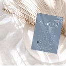 Recherche de dusty blue wedding save the dates Pour elle