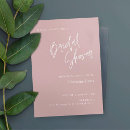 Recherche de dusty rose bridal shower invitations Typographie