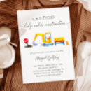 Recherche de construction baby shower invitations Chantier