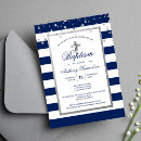 Recherche de de de bleu marine baptême invitations Argent