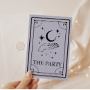 Recherche de tarot invitations Soleil et lune