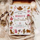 Recherche de ranch anniversaire invitations Cowboy 1er anniversaire