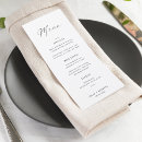 Recherche de menu élégant mariage menus Propre
