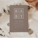 Recherche de neutral baby shower invitations Bohémien