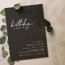 Recherche de un mode de la invitations Noir
