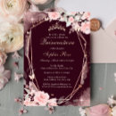 Recherche de burgundy quinceanera invitations 15e