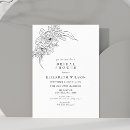 Recherche de art bridal shower invitations Noir et blanc