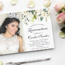 Recherche de ivory quinceanera invitations Floral