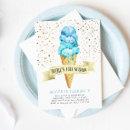 Recherche de bleu glacier invitations Fête d'anniversaire