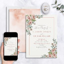 Recherche de couleur crème invitations Floral