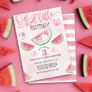 Recherche de pastèque mignonne invitations Une dans un melon
