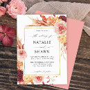 Recherche de burgundy floral mariage invitations Moderne