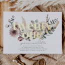 Recherche de floral 21ans anniversaire invitations Boho