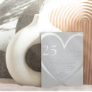 Recherche de 25 mariage anniversaire invitations Simple