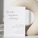 Recherche de minimal baby shower invitations Élégant