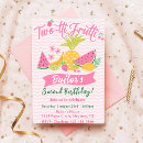 Recherche de tutti frutti invitations Ananas