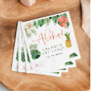 Recherche de tropicale serviettes Anniversaire de luau