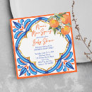 Recherche de maman modern invitations Bleu