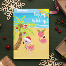 Recherche de flamant de noël cartes postales Vacances