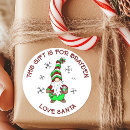 Recherche de vert rouge autocollants De père noël