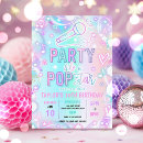 Recherche de pop star invitations Fête d'anniversaire éclatante