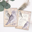 Suche nach vintage eule einladungen Elegant