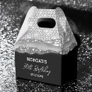 Recherche de argent et noir ballotins Pour elle