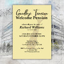 Recherche de adieux invitations Parti de retraite