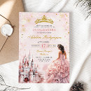 Recherche de château rose invitations Pour enfants