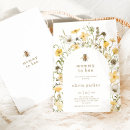 Recherche de bee baby shower invitations Floral