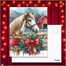 Recherche de grange rouge cartes postales Aquarelle