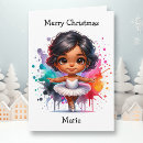 Recherche de chaussures vœux cartes Girl