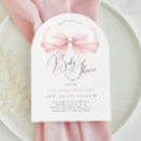 Recherche de pink bow baby shower invitations Simpliste