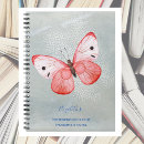 Suche nach rosa schmetterlinge kleine notizbücher Für sie