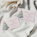 Suche nach rosa weihnachtsbaum einladungen Babydusche