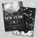 Recherche de nye party invitations Noir et blanc