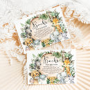 Recherche de singe bébé invitations Jungle