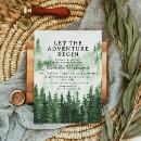 Recherche de forest baby shower invitations Bois