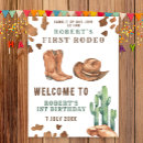 Recherche de cowboy party poster Aquarelle