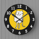 Recherche de dessin de chat horloges Animal de compagnie