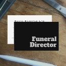 Recherche de funeral cartes visite Services funéraires