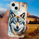 Recherche de loup sauvage iphone coques Amoureux des animaux