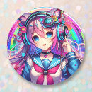 Recherche de oreilles de chat autocollants Anime