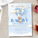 Suche nach teddybär baby party einladungen Blau