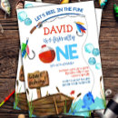 Recherche de pêche anniversaire invitations Petit pêcheur