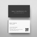Recherche de bloc cartes visite Noir et blanc