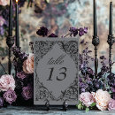 Recherche de halloween mariage table cartes Sombre