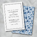 Recherche de floral bleu mariage invitations Couple